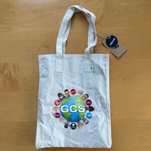 Mattel White Canvas Tote Bag